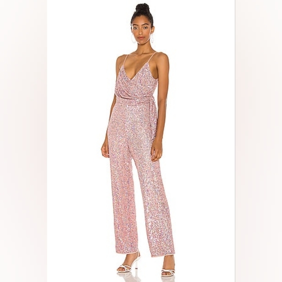 Saylor Jumpsuit Sequin Pantsuit - Picture 1 of 9